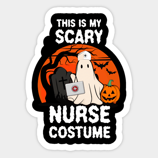 Halloween Scary Nurse Costume Sticker by DesingHeven